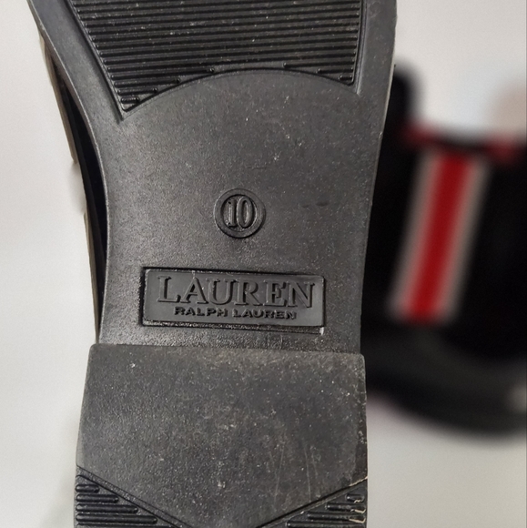 Ralph Lauren Rain Shoe (Ankle) Boot Blk 10B - Picture 8 of 10